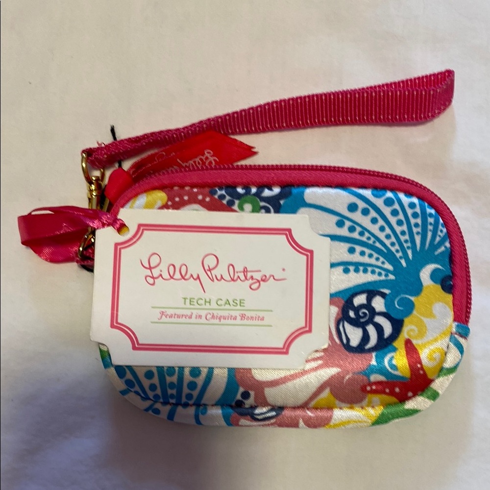 Lilly Pulitzer Floral Tech Case in Pink and Blue